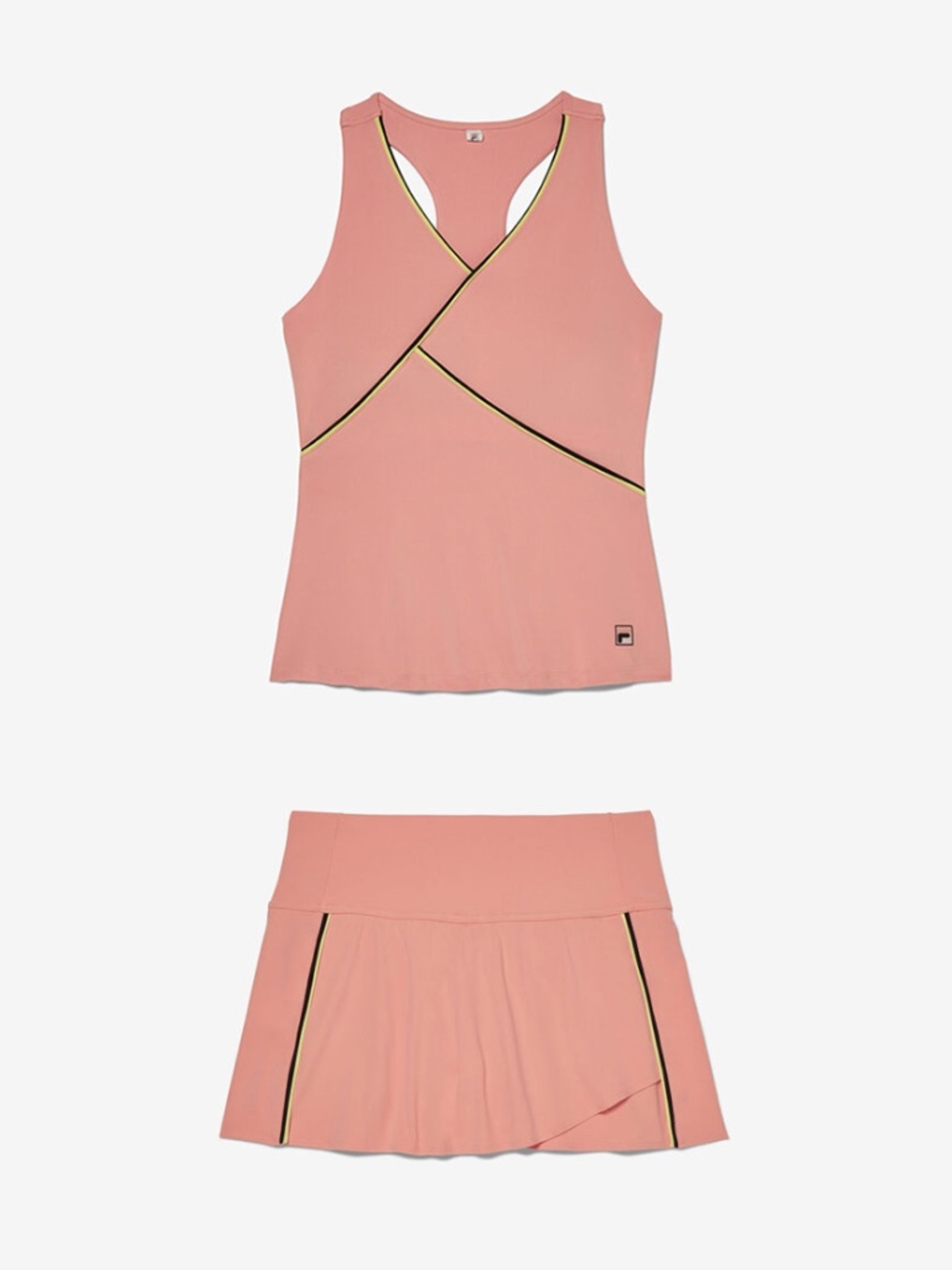 Fila Women's Backspin Wrap Skort NWT with Matching Tank Top EUC Size Medium